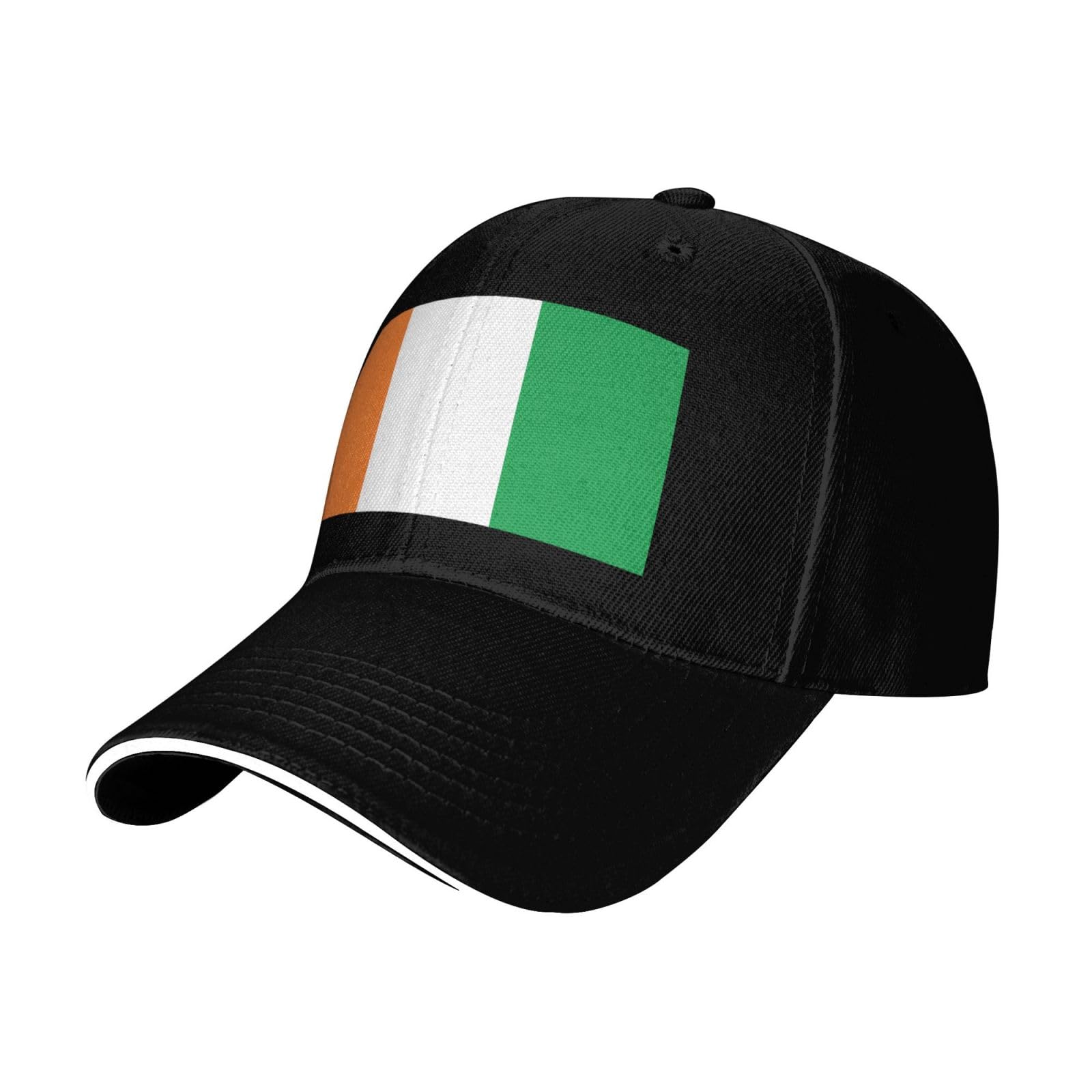 SSIULUS Flag of Ivory Coast Casquette Cap Hats,Trucker,Baseball Cap with Snapback,Perfect for Summer,Golf, Black, One size