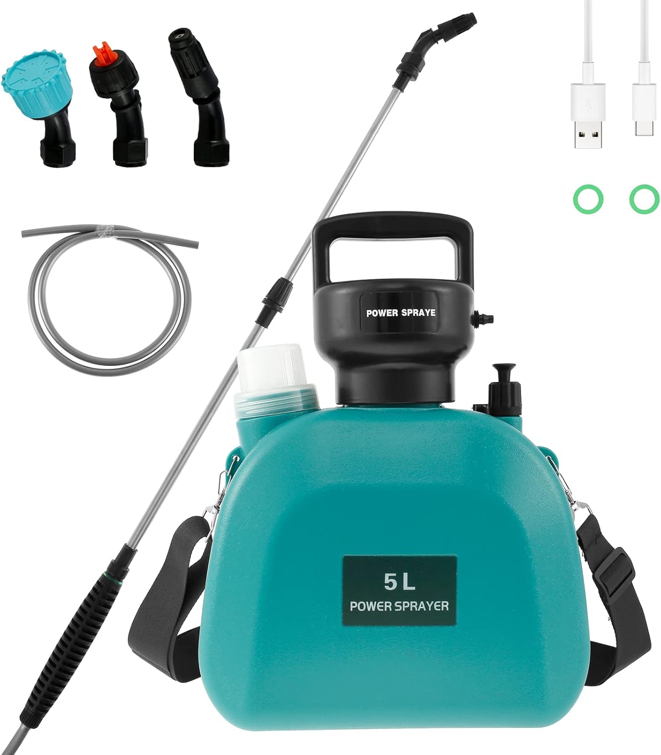 Electric Garden Sprayer 5L Spray Pump Pressure Sprayer Water Sprayer