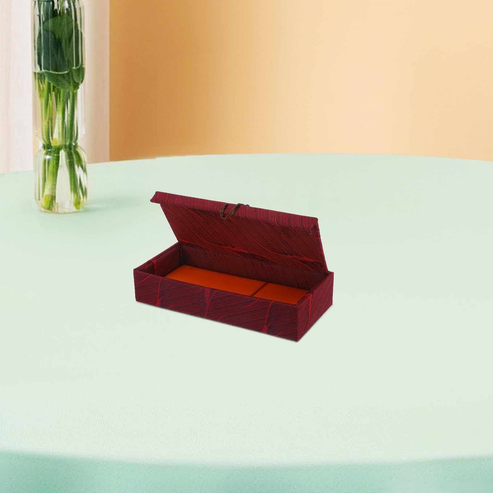 YDYDTTKD Juego de Peine y joyero de Madera, Caja de Embalaje de Papel Satinado, Almacenamiento de Pulseras y Collares de Estilo Antiguo, Organizador de Joyas para Regalar y presentación Creativa