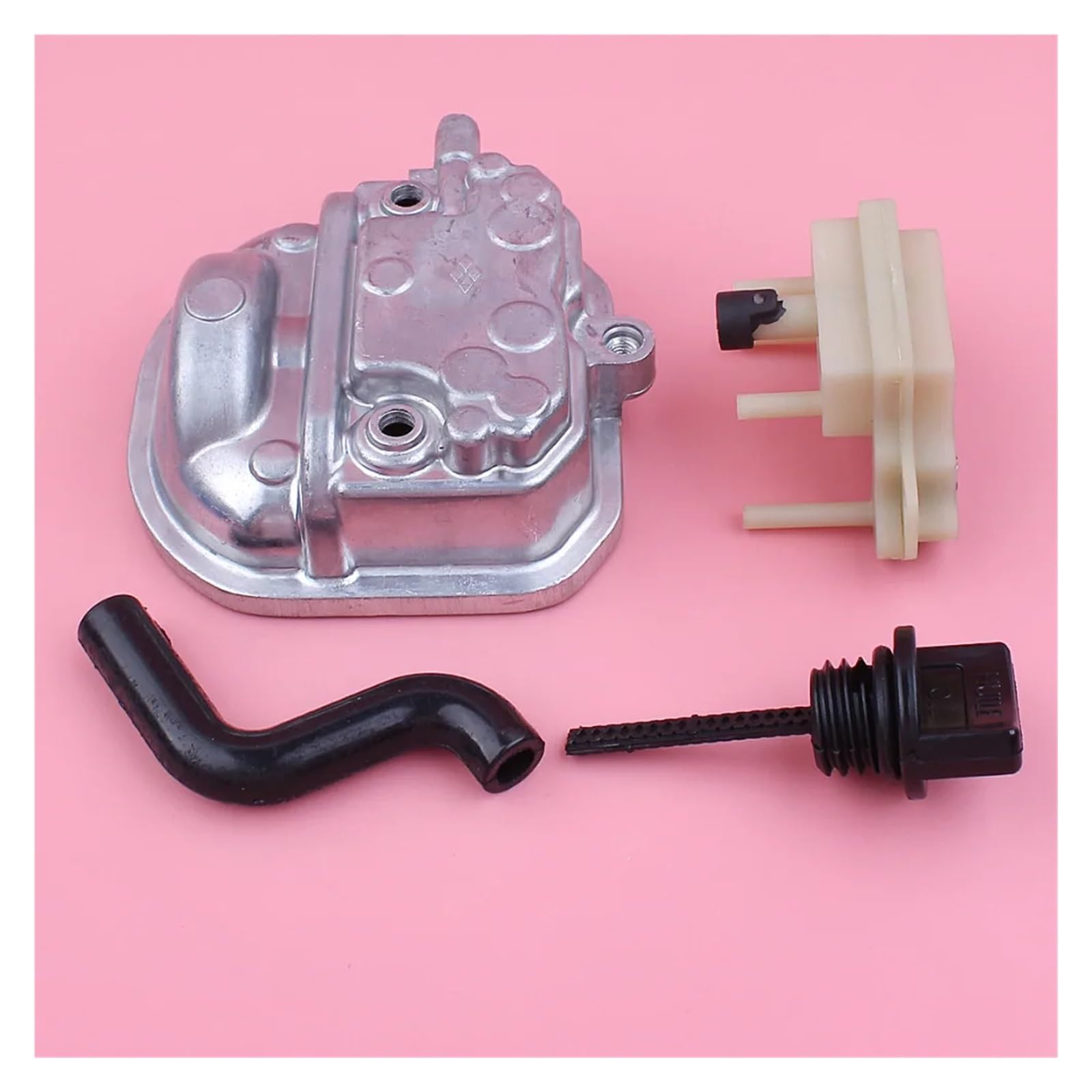 Cubierta de Culata, Tubo de Aceite de ventilación, Manguera, Varilla de Nivel, Filtro, Kit Sperator for cortacésped GX35 GX 35, Motor de Repuesto