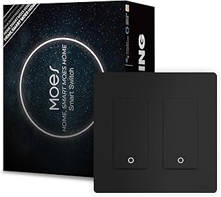 MOES 2nd Generation WiFi Smart Light Switch, 3 Way Smart Wall Switch 2.4GHz WiFi, Neutral Wire Required, Smart Life APP Re... Price In India