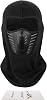 TAGVO Warm Balaclava Full Face Mask Cover with Breathable Mesh Silicone Panel, Winter Fleece Neck Warmer Wind Proof, Fit Helmet Hat for Adults - Elastic Size Universal