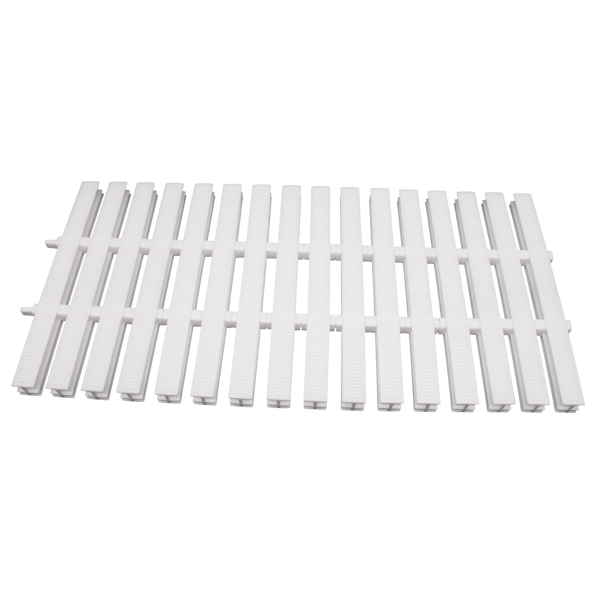 POOLTOOL Swimming Pool Overflow Grating 10 Inch, Double Pin, Channel/Strips/Tiles, White (5 Meters Each Package)-image-27