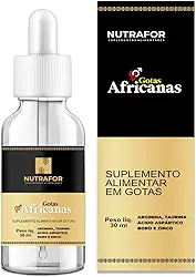 Gotas Africanas c/Arginina Taurina Áspártico Boro Zinco 30ml