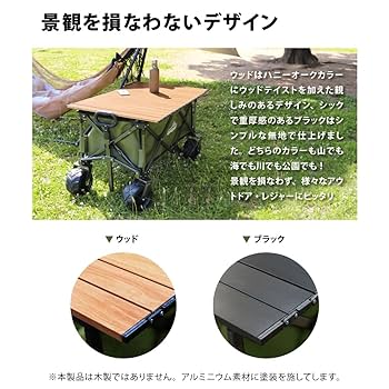とりさん　まとめ売り アウトドアテーブル　キャリー 2段階調整可能 楽天市場】 折りたたみ キャリーワゴン 76x50cm キャンプ