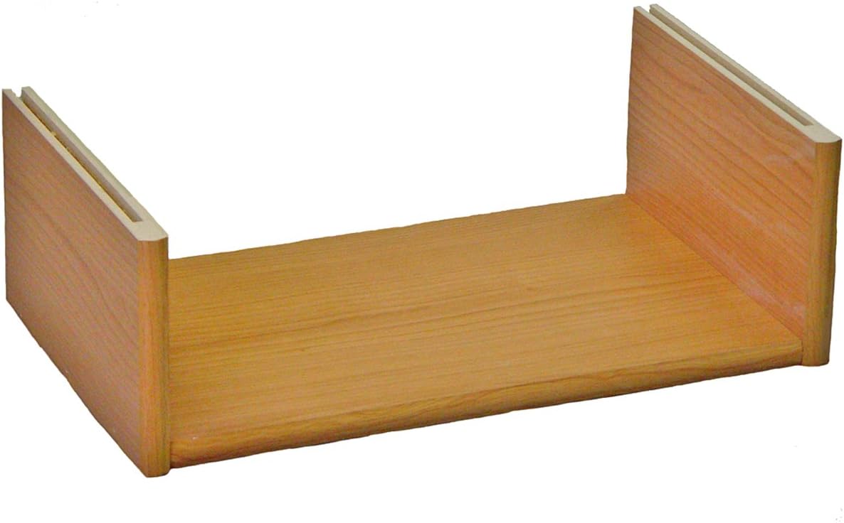 Creative Connectors Modular Floating Wall Shelf - addon to 22" Corner Shelf (Maple)