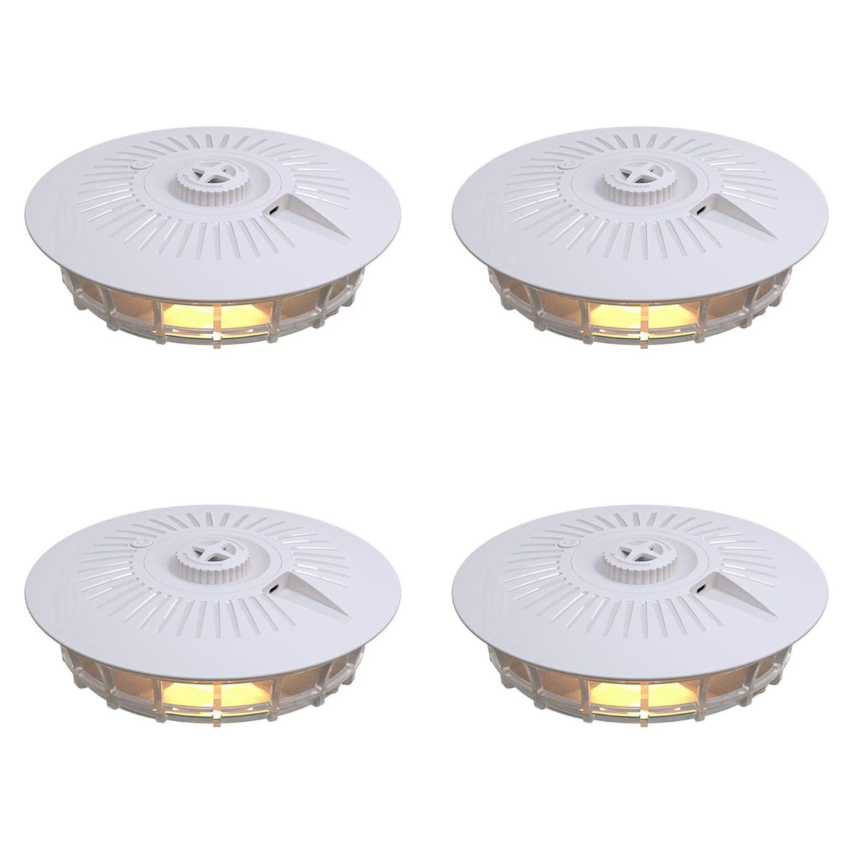 4X Fleas Trap Sticky Dome Bedbug Sbarazzati delle Pulci Trappola Multifunzionale Regolabile Trapping Lamp Catcher per Pulci Bedbug