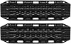 2PCS Sand Ladder Recovery Boards for 1:10 RC Crawler Car SCX10 D90 CC01 Gen8 MST TRX4 TRX6 (Black, A)