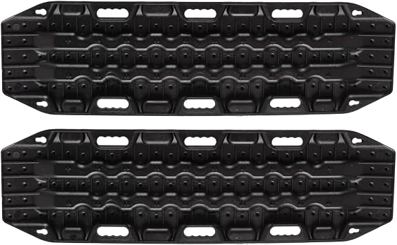 2PCS Sand Ladder Recovery Boards for 110 RC Crawler Car SCX10 D90 CC01 Gen8 MST TRX4 TRX6 Black, A