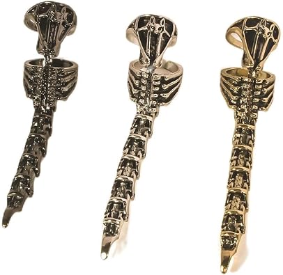Zinc alloy Punk Mens ring Personality Scorpion tail