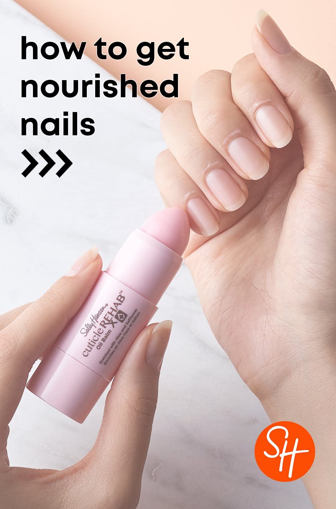 Sally Hansen, Cuticle Rehab Oil Balm, Olio Solido Multiuso Idratante Per Cuticole Secche, Formato Stick con Aloe e Vitamina E - 5.8ml