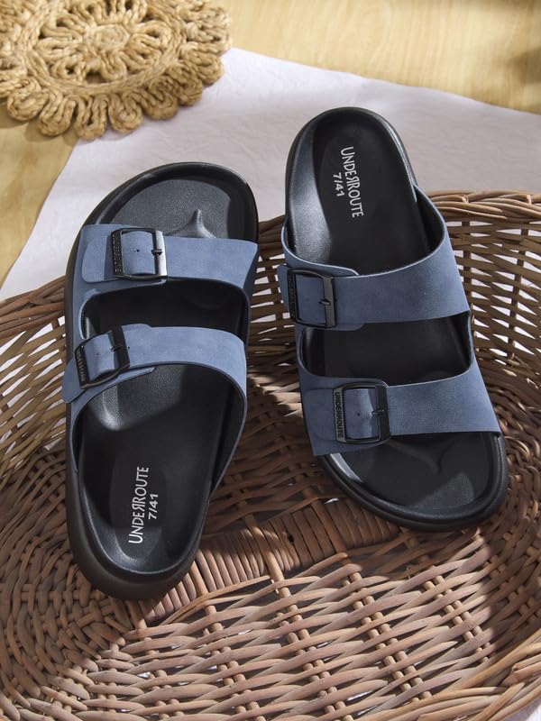 Image of UNDERROUTE mens Underroute Urgh 03 Stylish Durable Soft Footbed Synthetic Casual Sandals for Men Sandal