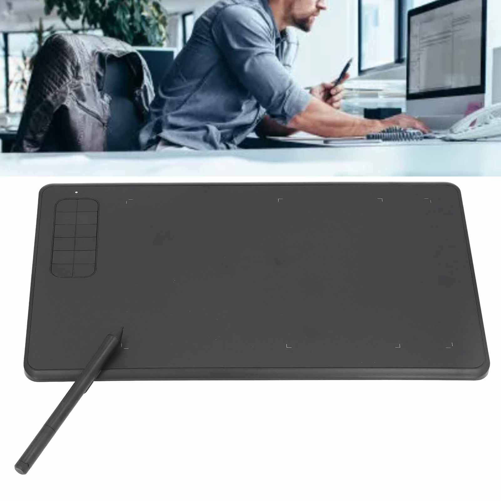 Tableta de Dibujo gráfico G12, Tableta de Arte Digital con 12 Teclas de Acceso Directo Personalizables, 8192 Niveles de sensibilidad a la presión para Artistas y diseñadores