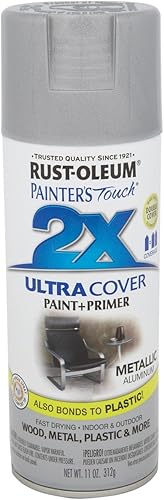 Painter's Touch - Pintura en aerosol de aluminio metálico de 12 onzas (paquete de 6)