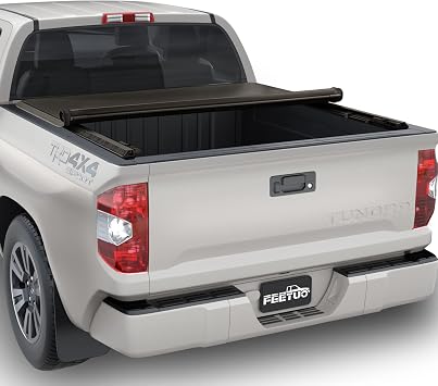 Soft Roll-Up Tonneau Cover Truck Bed for 2007-2021 Tundra Excl. Trail Edition 6.5FT/78.7inch w/o The Deck Rail System