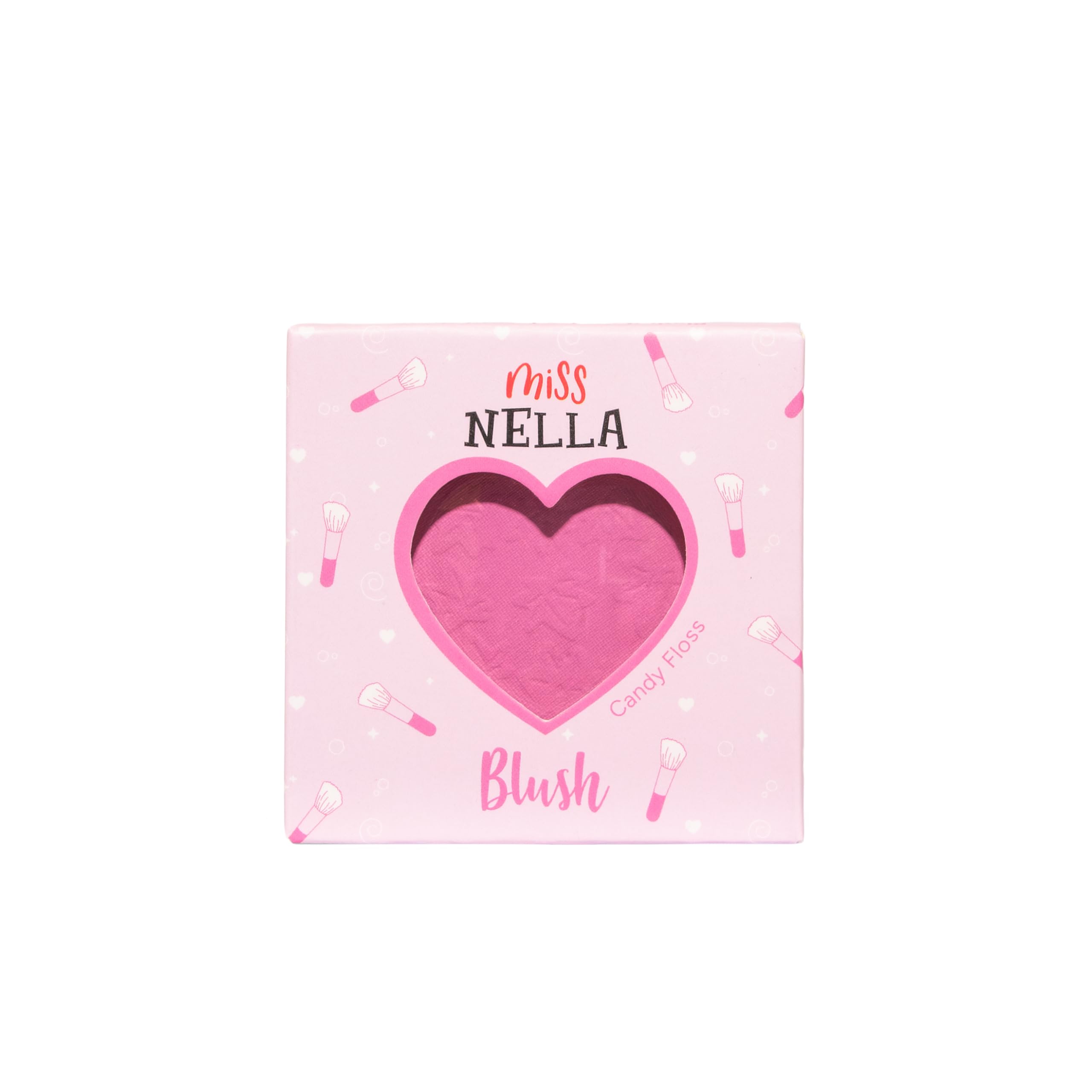 Miss Nella Powder Blush, Matte Finish, Pink Color, Palette