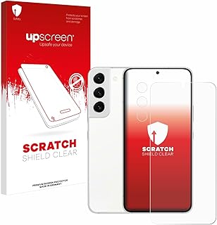 upscreen Scratch Shield Screen Protector compatible with Samsung Galaxy S22 Enterprise Edition (Front+Camera) - HD-Clear, Anti-Fingerprint