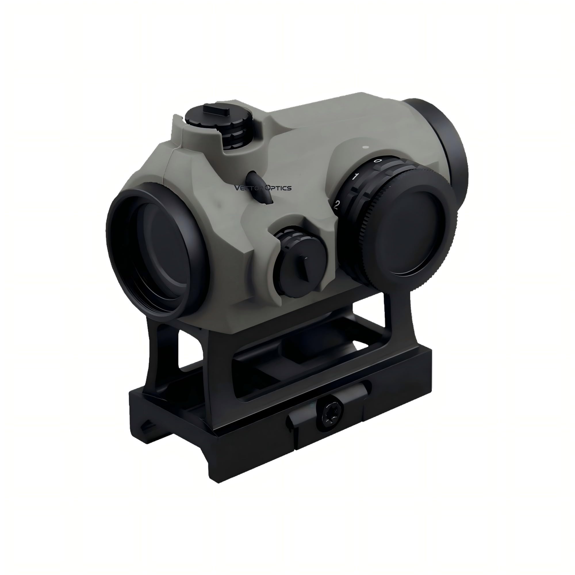 Vector OpticsMaverick 1x22 S-SOP Mini 11 Levels Illumination Red Dot Reflex Sight 3MOA Rifle Scope Riser Picatinny Mount for Tactics Hunting Sporting