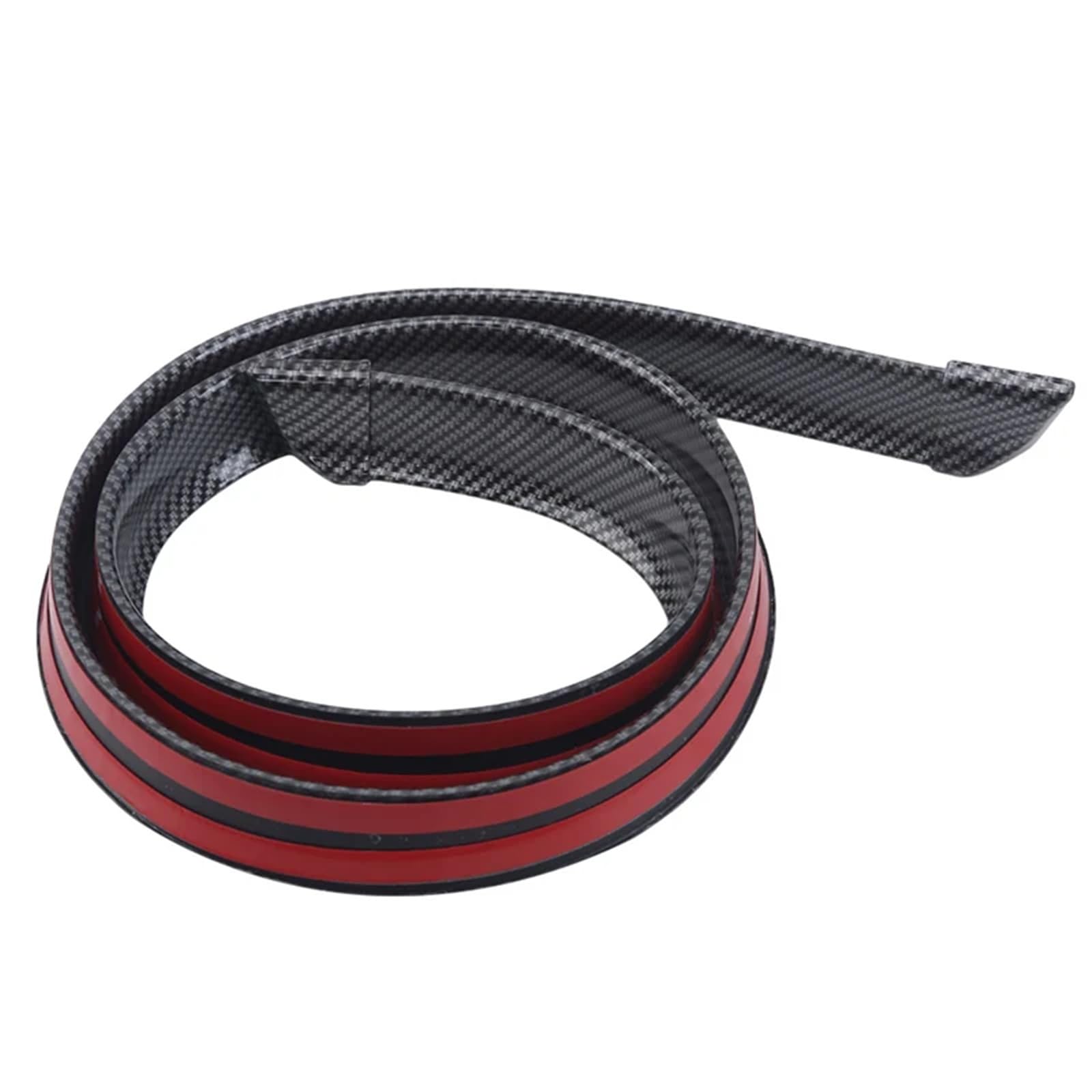 Spoiler in fibra di carbonio 5D Car-Styling da 1,5 m, fai da te, compatibili con BMW, Toyota, Hon-da, KIA, Hyundai, Opel, tutti gli spoiler universali for auto(Pure black matte)