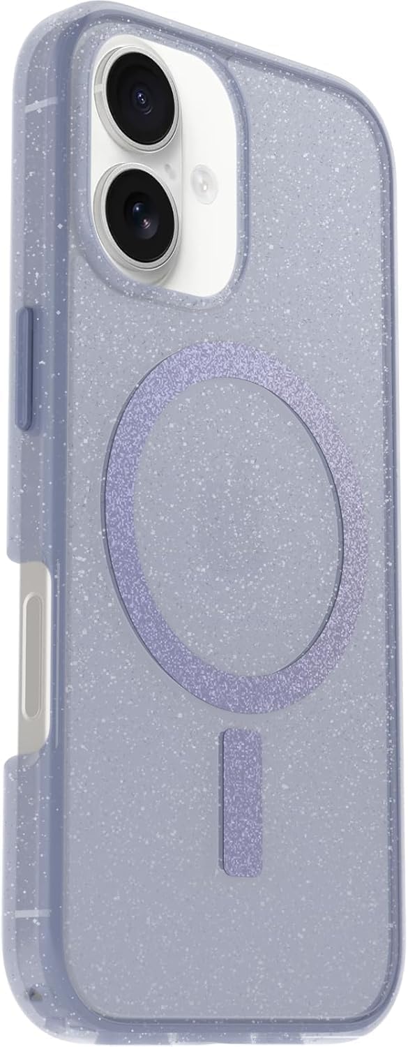 OtterBox iPhone 16 Plus - Symmetry MagSafe Case - Ultra-Slim - Raised Edges Protect Camera & Screen - Non-Retail Packaging - Denver Dush (Purple) - Image 4