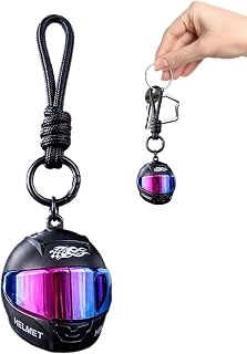 3Dヘルメットキーホルダー リアル可動式オーナメント