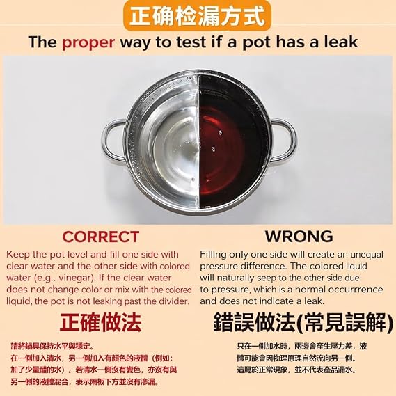 YONGXING Electric Hot Pot 30cm with Divider 304 Stainless Steel, 1400W Dual-Sided Shabu Hot Pot, 5 Liters (HS-160BU)