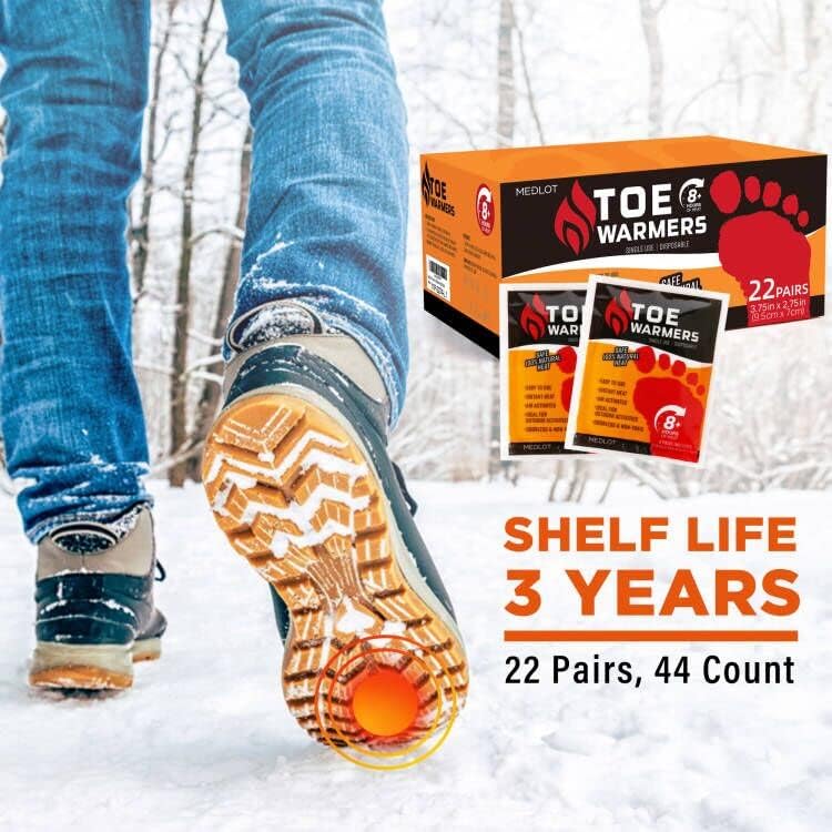 Miniatura 7 de Calentadores de pies para dedos, 2244 pares, calentadores adhesivos activados por aire para zapatos y botas