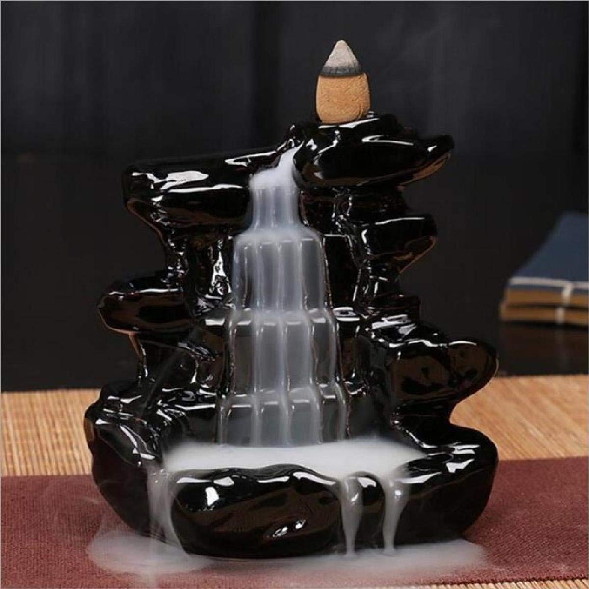 Porte-encens à refoulement de fumée anti-stress pour calmer l'anxiété à la maison