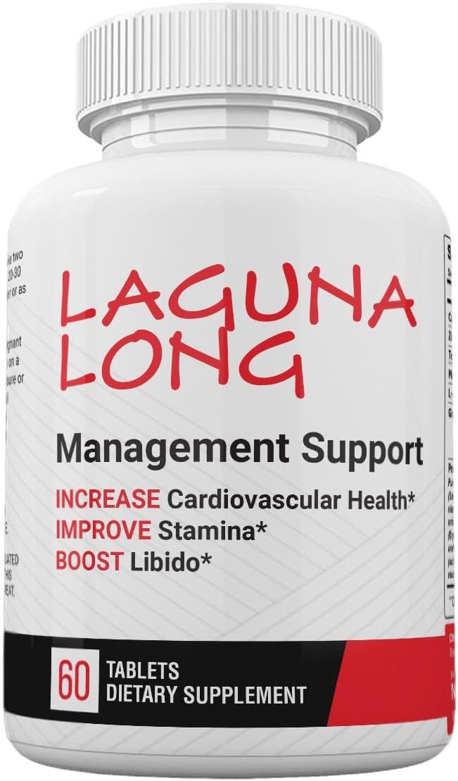 Laguna's Long Dietary Supplements for Men, Laguna Naturally Enhance Performance, Laguna Long Endurance, and Energy Levels, Natural Formula to Sustain Energy & Performance Levels (60 Tablets)