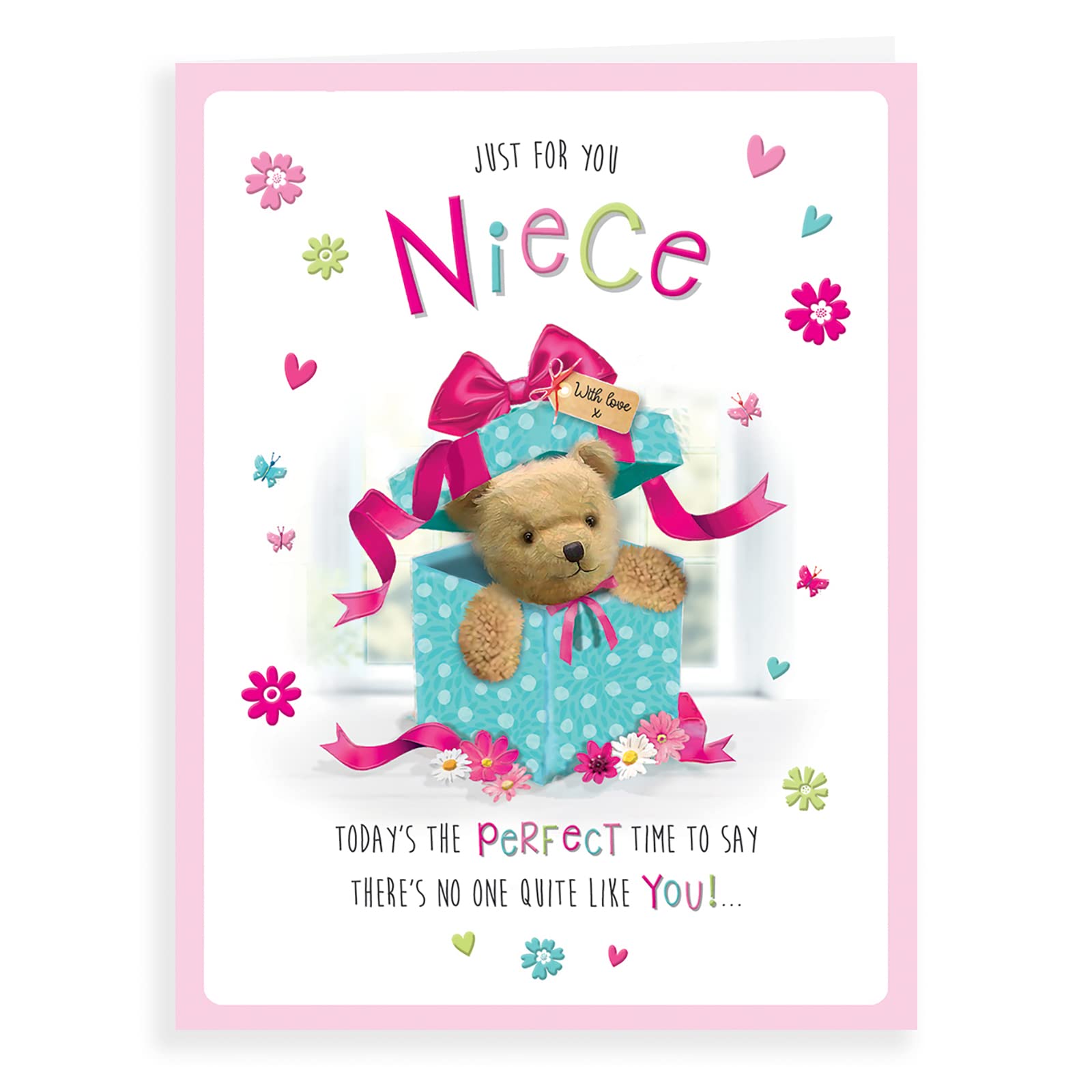 Birthday Card Niece - 9 X 6 Inch - Regal Publishing