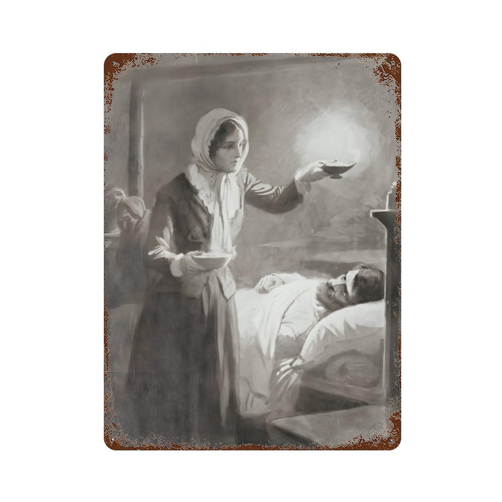 xiaoxiaoshen Florence Nightingale (3) Wall Decor Art Metal Tin Poster Modern Home Decor Art Home Bar Shop Decorations Vintage Sign 40x30cm