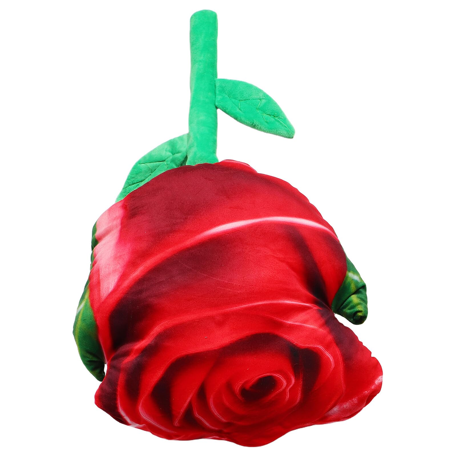 Coussin doux pour sieste en voiture forme rose rouge réaliste