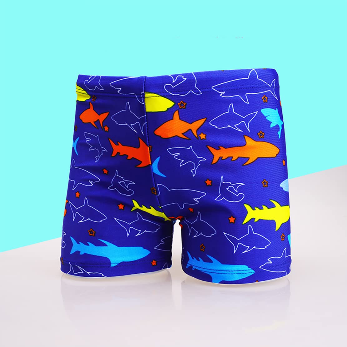 Lot de 2 maillots de bain pour garçons de 1 à 11 ans - Short de bain dinosaure requin