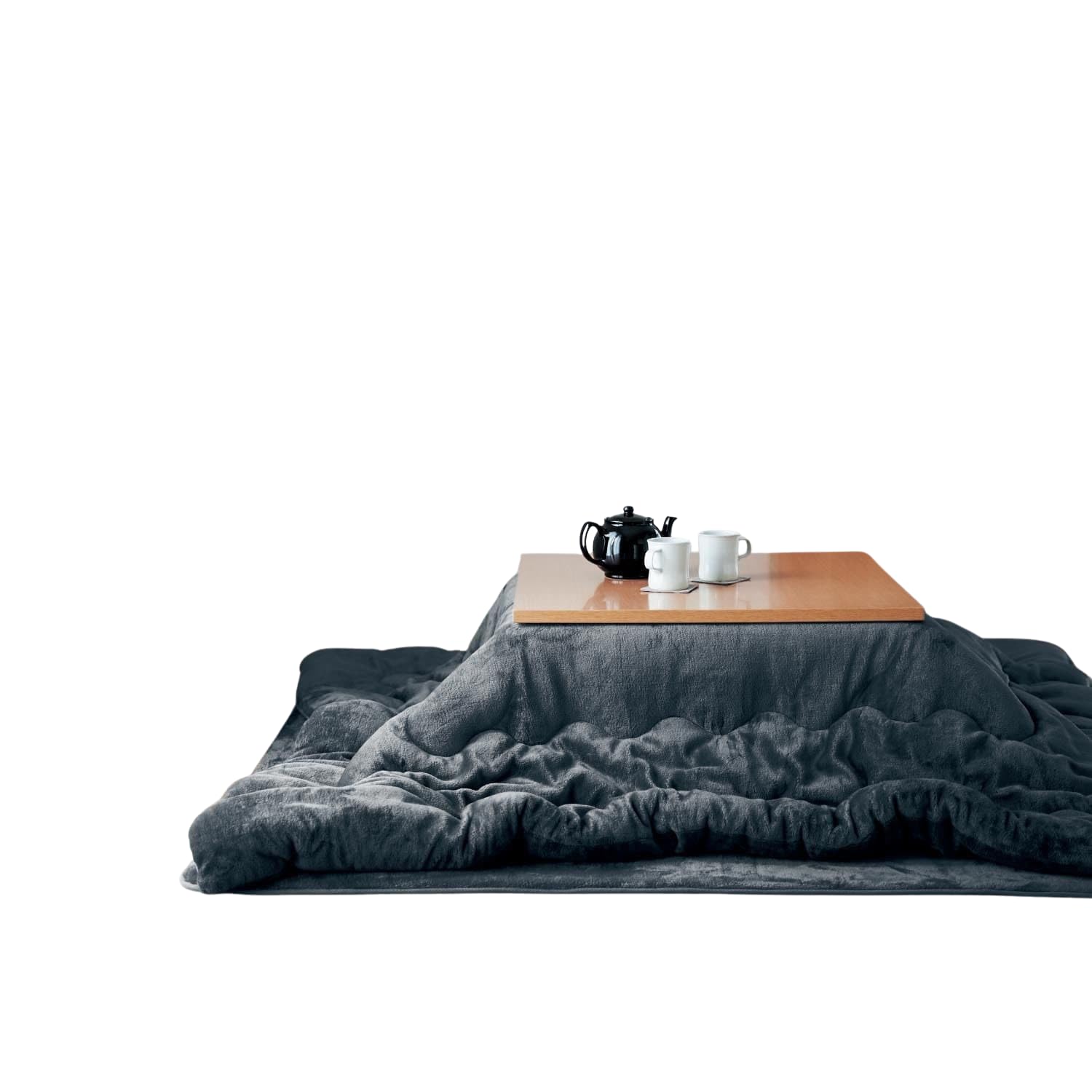 Amazon｜[ベルメゾン] こたつ布団 掛け布団 単品 メルトロ チャコール