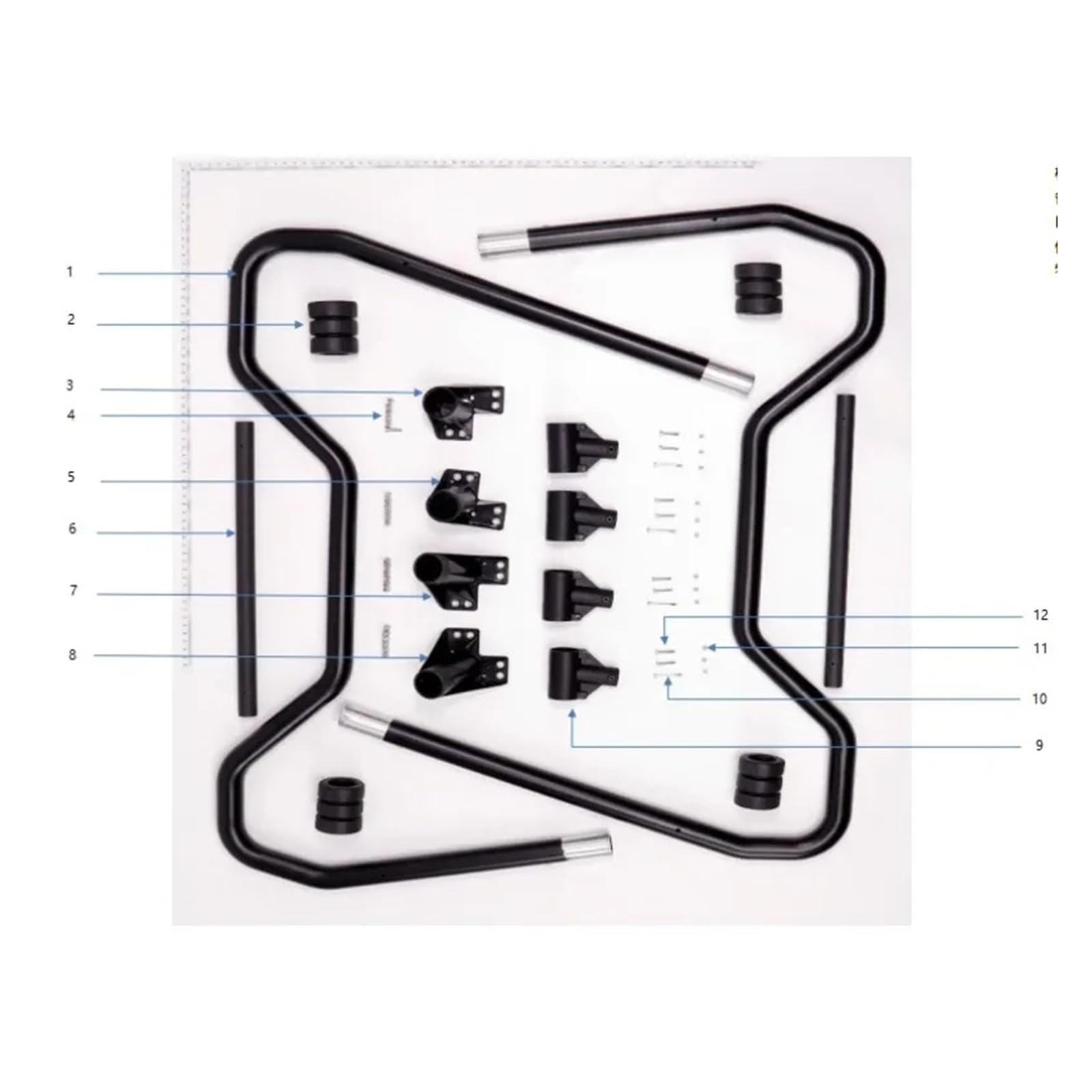 Kit Completo di Carrello di atterraggio for Drone agricolo T40, Parti di Riparazione, Accessori for Carrello di atterraggio UAV