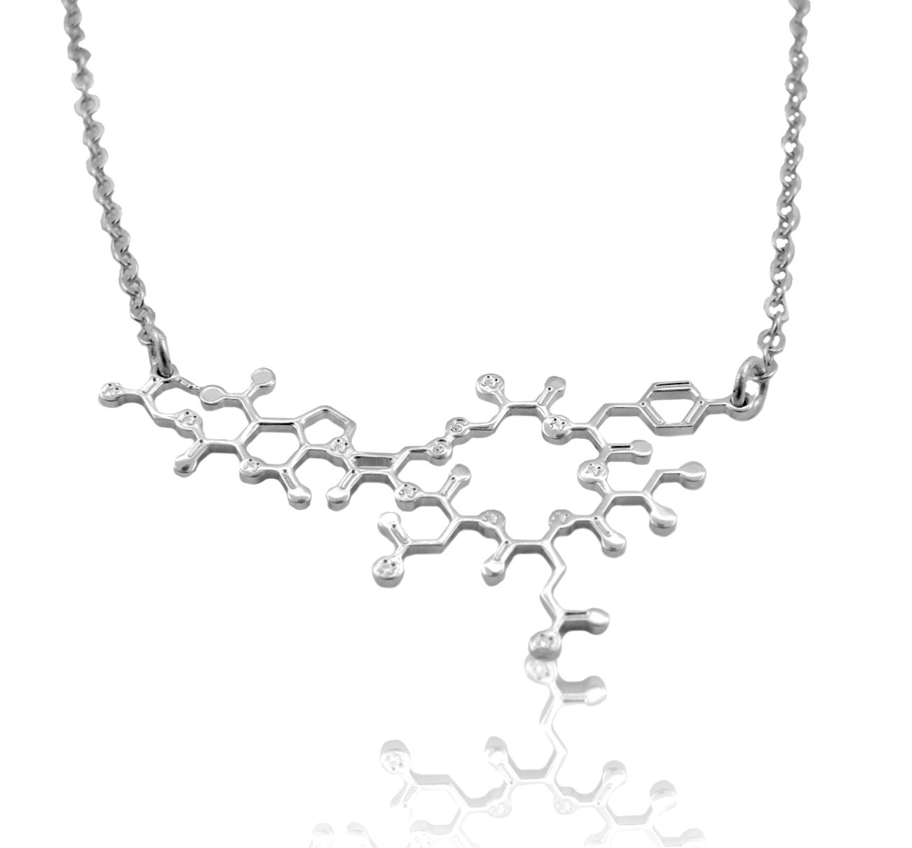 Molecule Necklace Oxytocin Fine Jewelry for Women Unique Jewelry Love Hormone