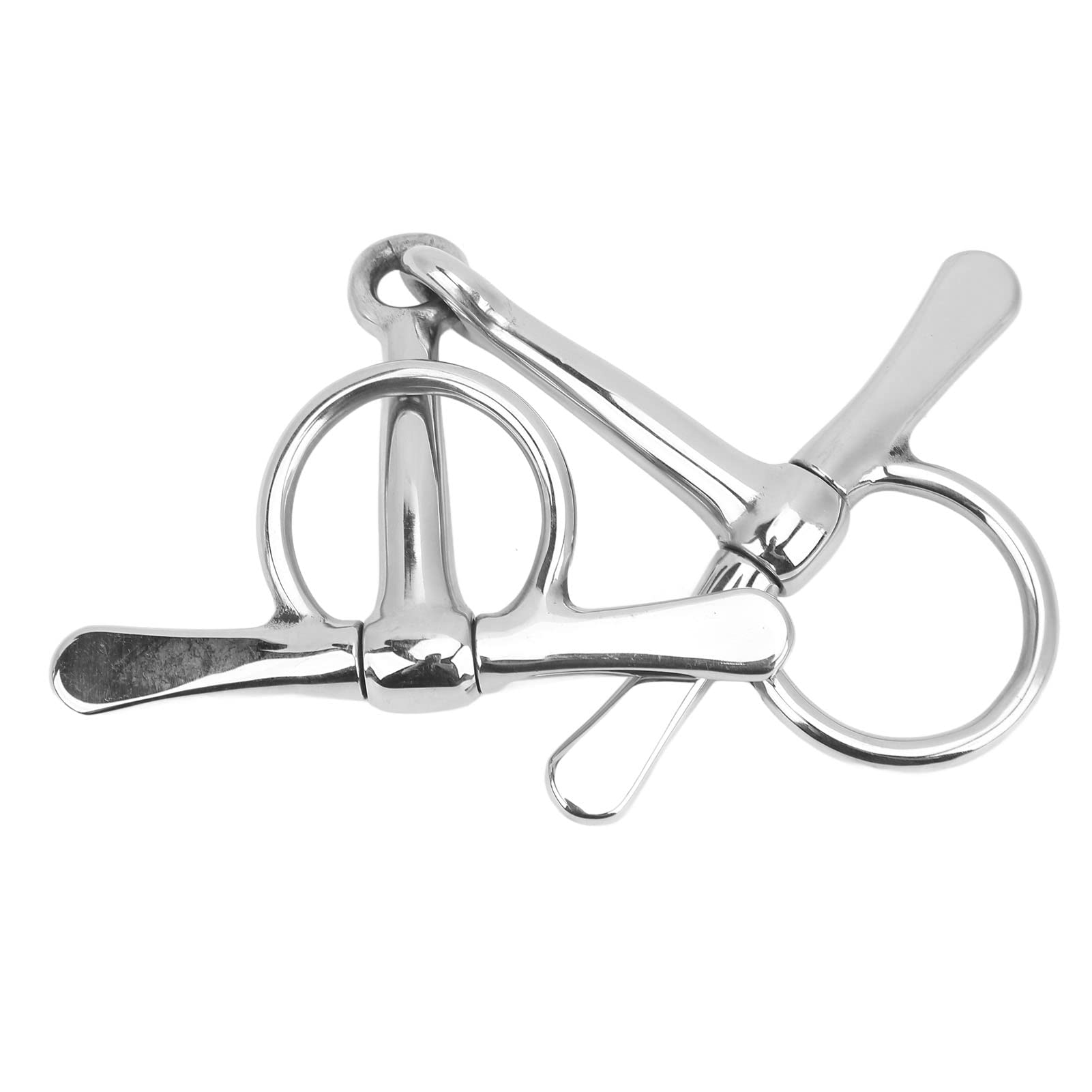 Vollwangen-Pferdetrense, Pony-Gebiss für das Kauen von Pferden im Garten, Mundrolle, 125 mm