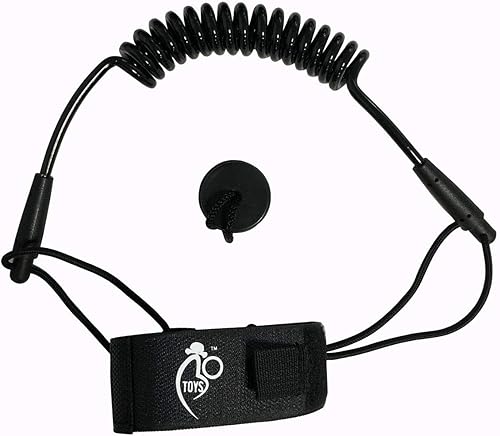 Miniatura 2 de Body Board Coiled PRO Wrist Leash Comfortable Lightweight Padded Neoprene Cuff