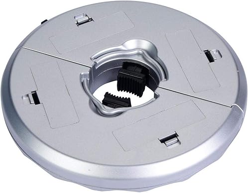 Miniatura 4 de OUKENS Lámpara de sombrilla para patio, 24 luces LED de acrilonitrilo butadieno estireno, funciona con pilas, lámpara de poste para sombrillas de