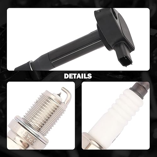 Miniatura 5 de MAYASAF Kit de bujías y bobina de encendido UF242, 6 pares compatibles con Honda 2000-2003 Accord1999-2010 Odyssey, para Acura 01-03 CL, 05-08 RL,