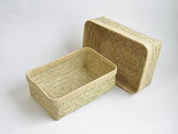 すず竹小文庫 Amazon|岩手鳥越地区の竹細工 スズ竹(篠竹) 小文庫 小物入れ