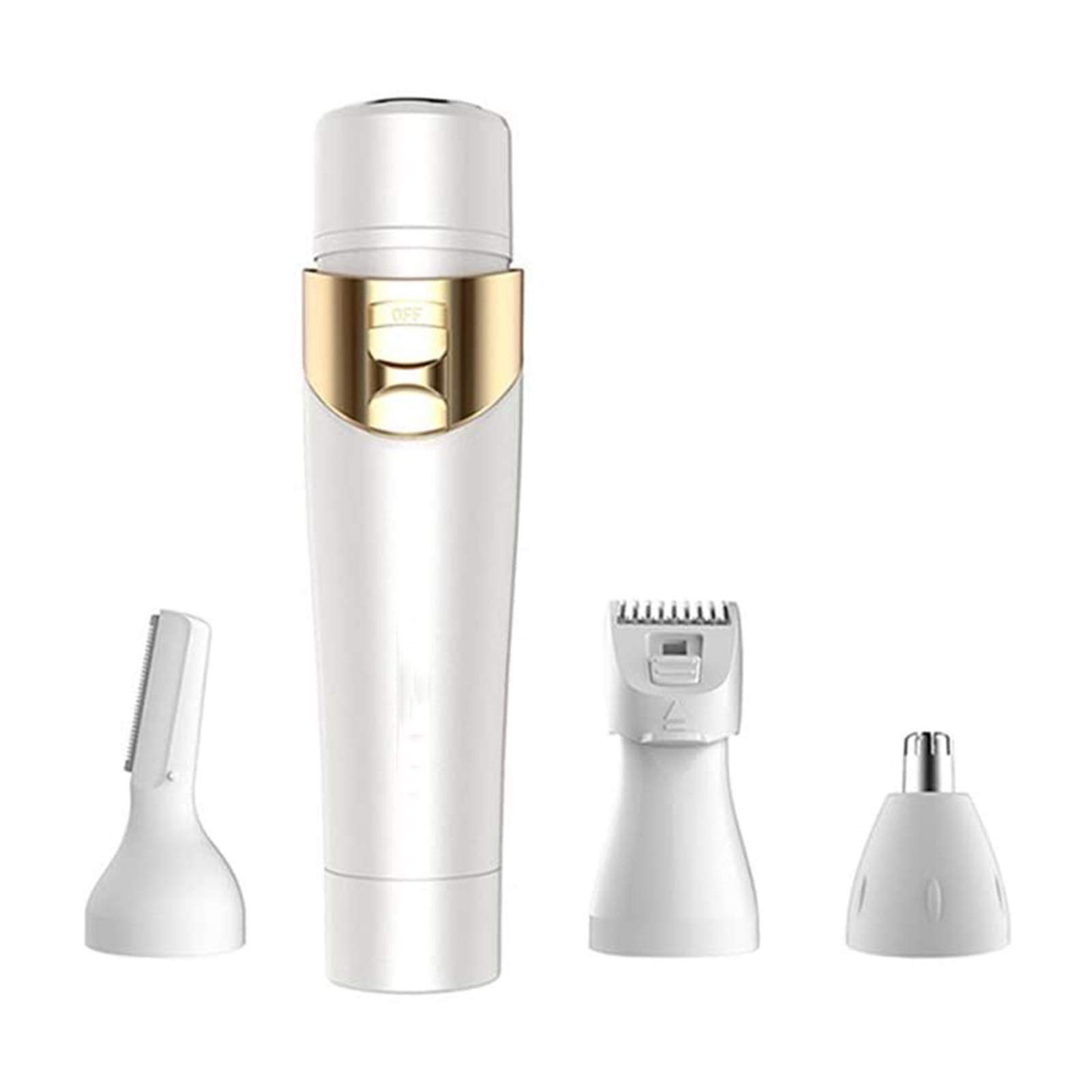 Rechargeable Eyebrow Trimmer Facial Hair Remover for Women 4 in 1 Eyebrow Razor and Painless Hair Remover Eyebrow