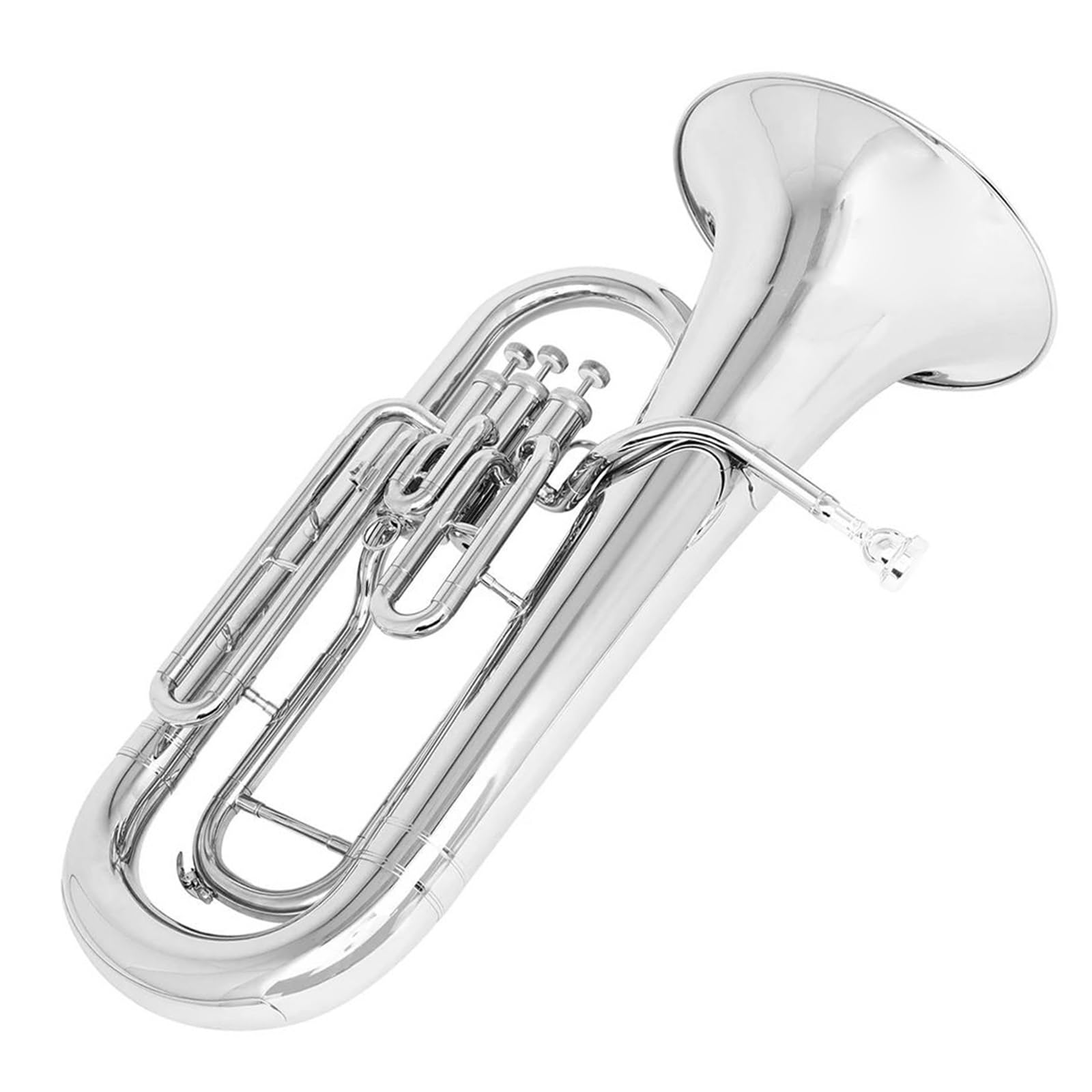 Eufonium Profesjonalne Bb Flat Euphonium 3 Kluczowe Pionowe Mosiężne Części Do Instrumentów Muzycznych Akcesoria Z Etui