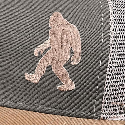 Image of Wild Bigfoot Trucker Hats for Men & Women - Great Men's Snapback Hats, Perfect for Bigfoot Gifts Sasquatch Gifts