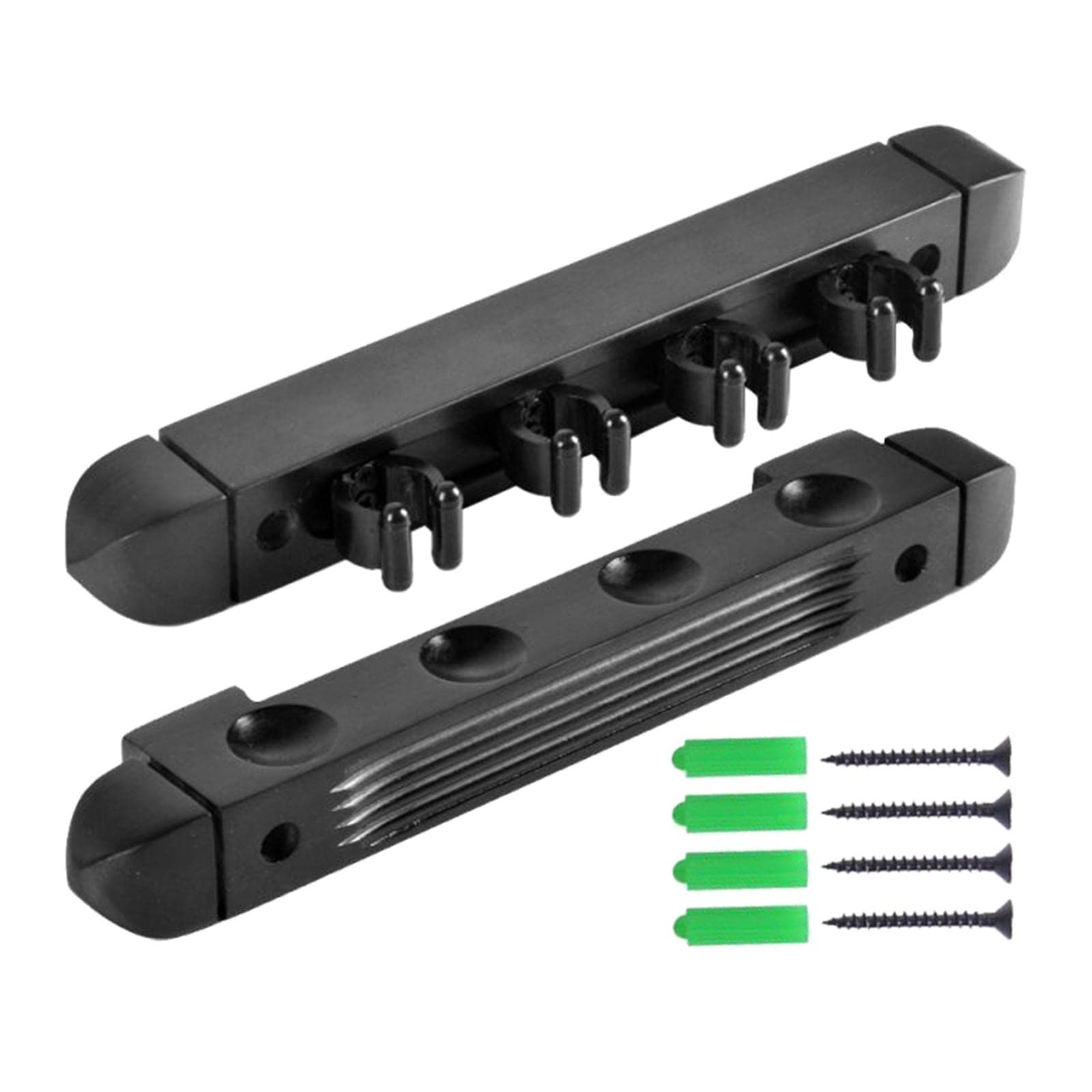 SM SunniMix Porte-queues Noir Mural 4 Porte-Queue De Billard Support Accessoires