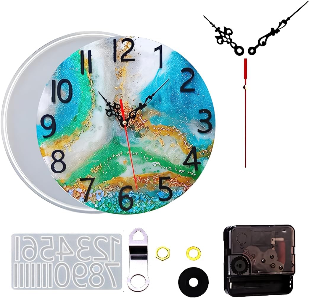SMARTKNIGHT 3Pcs Silicone Resins KitClock Arabic Numerals