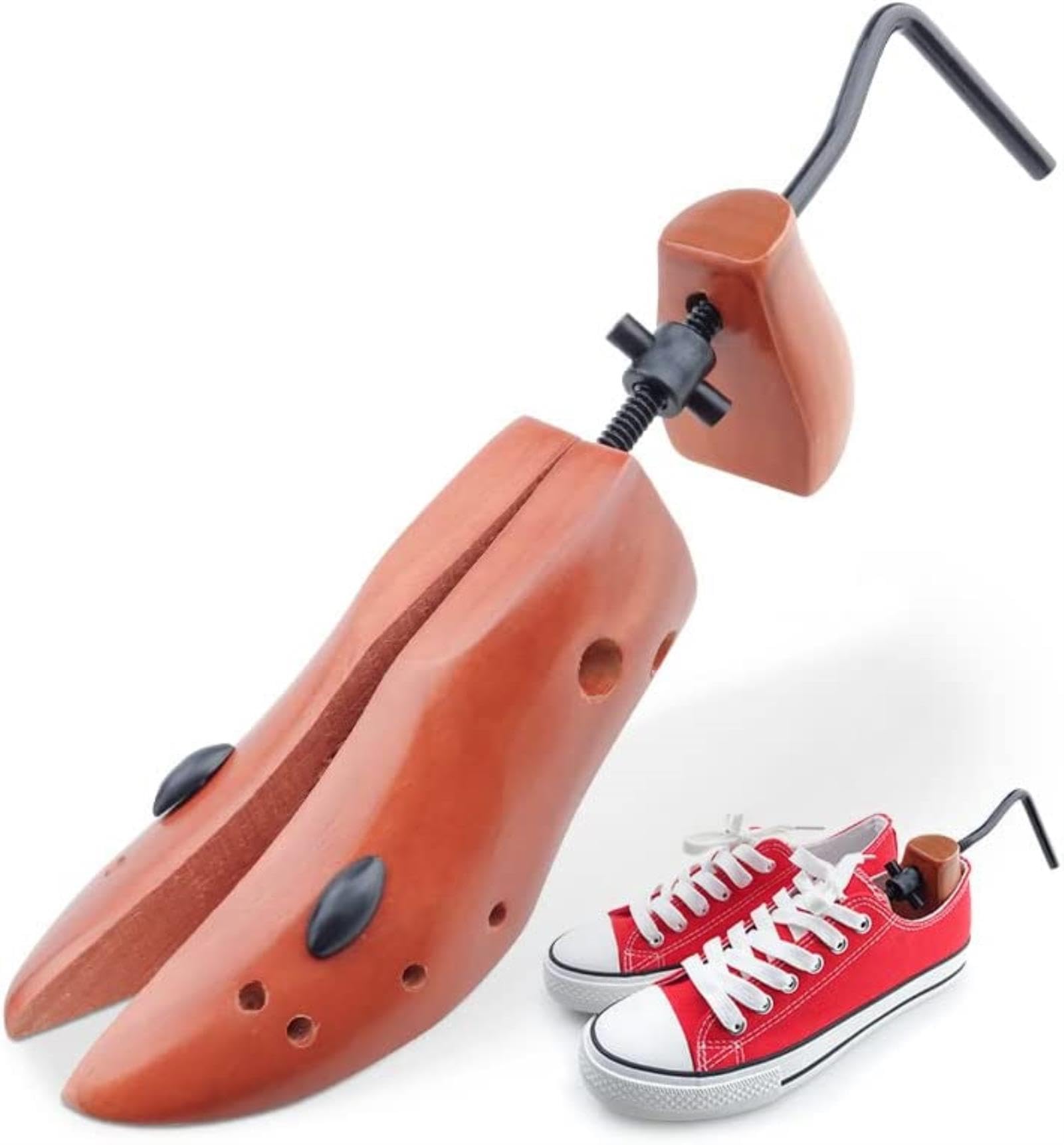 REVAHI Árbol de Zapatos, 1 Uds., Camilla de Zapatos de Madera marrón, Zapatos Planos de Madera Ajustables para Hombres y Mujeres, hormas Moldeadoras de Estiramiento para Calzado