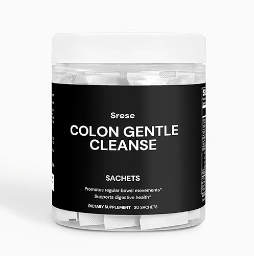 Miniatura 4 de Srese Colon Suplemento de limpieza suave, 30 sobres - 0.20 libras, fibra natural para apoyo a la salud digestiva