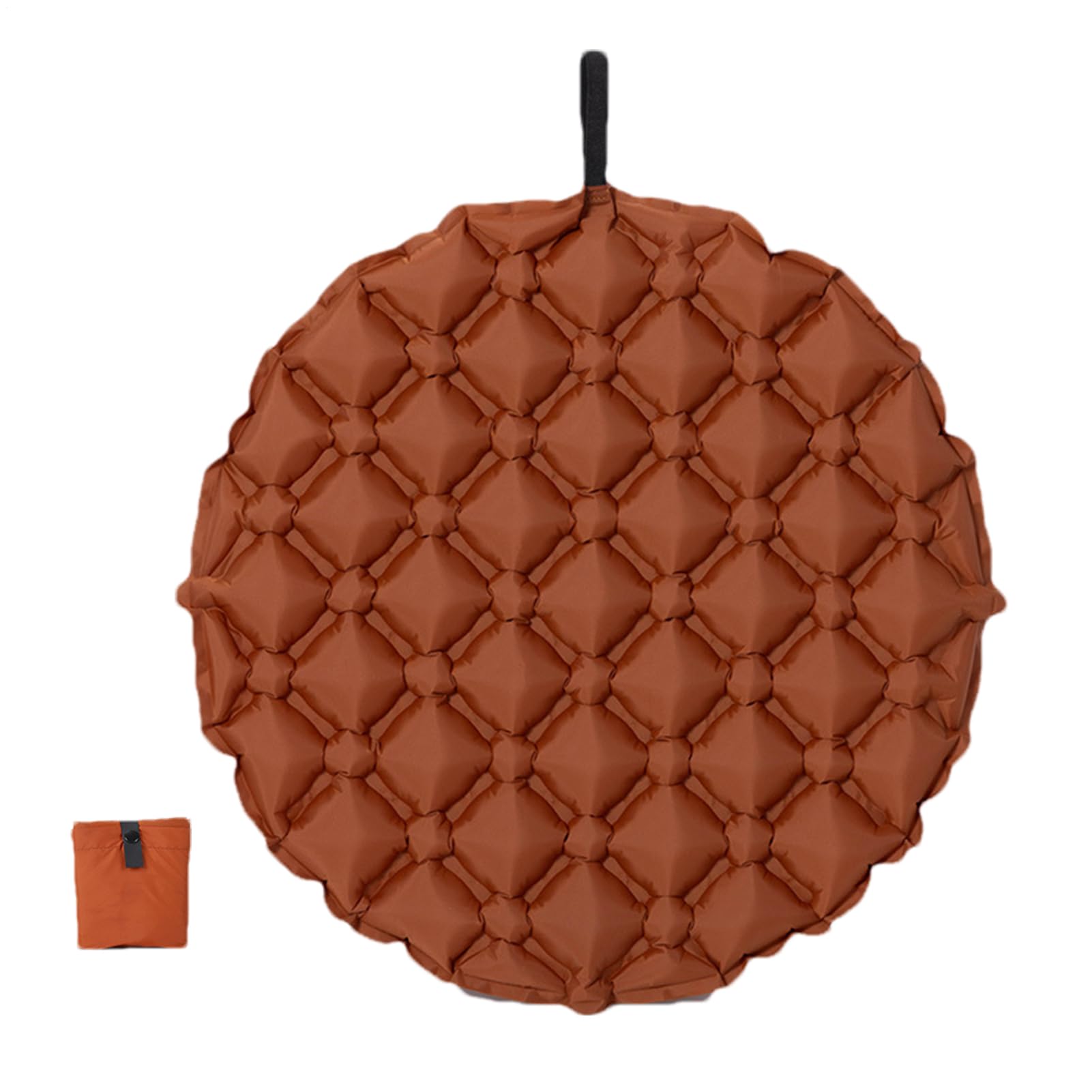 Inflatable Seat Cushion Waterproof Lightweight Travel Pad Round Anti-Moisture Soft Pressure Cushions for Wheelchair, Workplace, Long-Distance Driving, Truck, Airplane Comfort Use