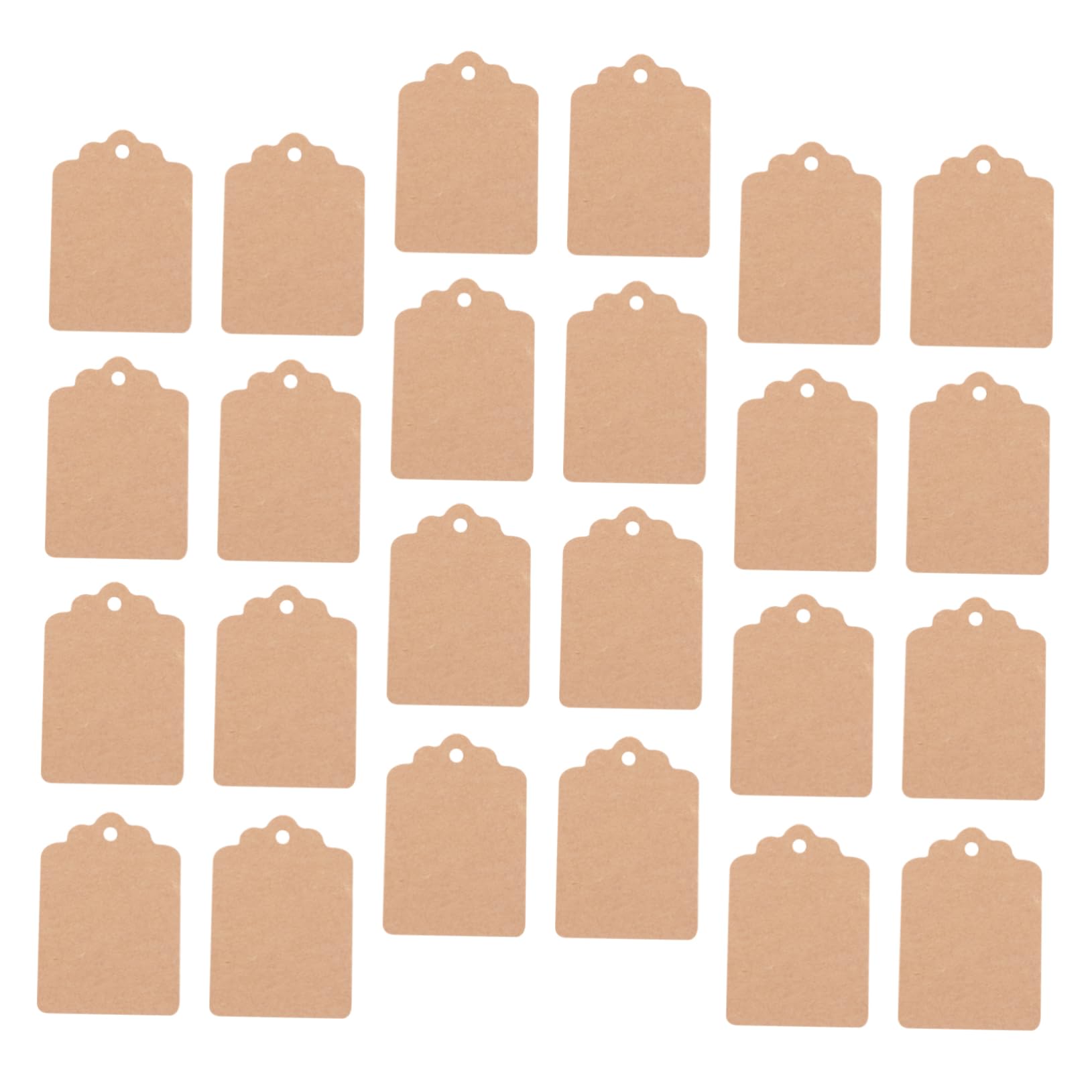Etiqueta Nombre 1000 Piezas de Papel Kraft Beige